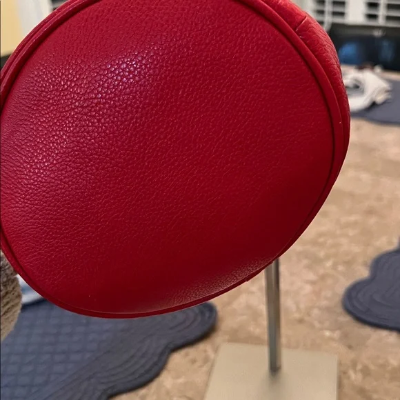 Furla Vibrant Red Leather Crossbody Bag EUC LOOKS NEW! Beautiful! - Picture 5 of 15